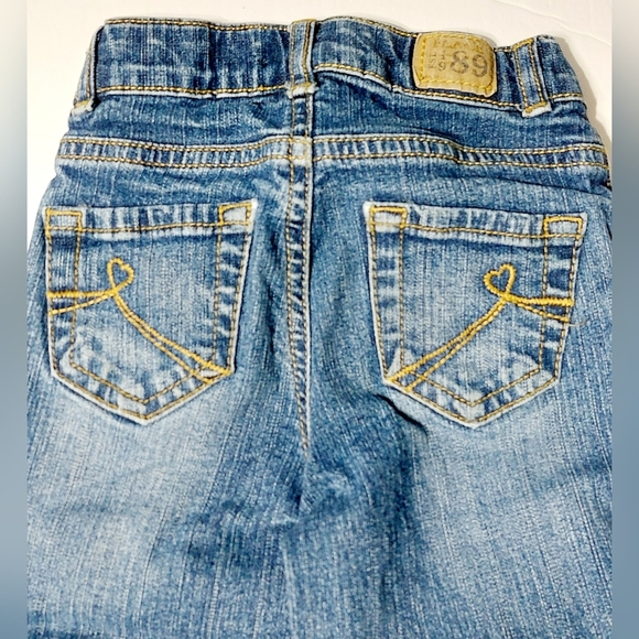 Est 1989 Childrens Place Adjustable‎ Waist Flare Leg Denim 3T - Picture 3 of 7